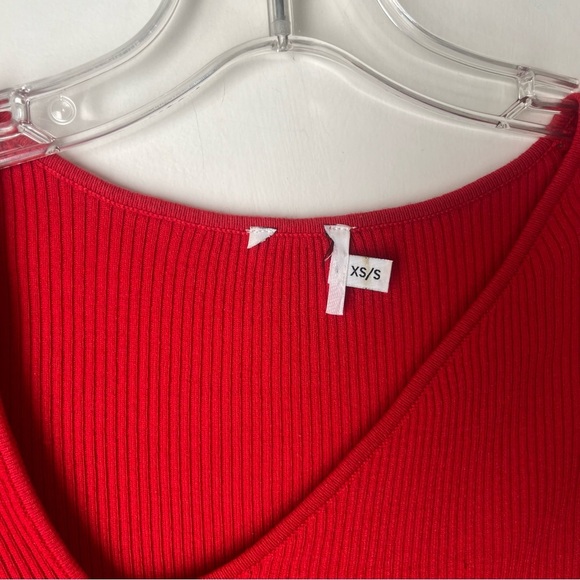 Princess Polly Whitley Red Cut Out Knit Maxi Dress XS/S - Picture 10 of 12